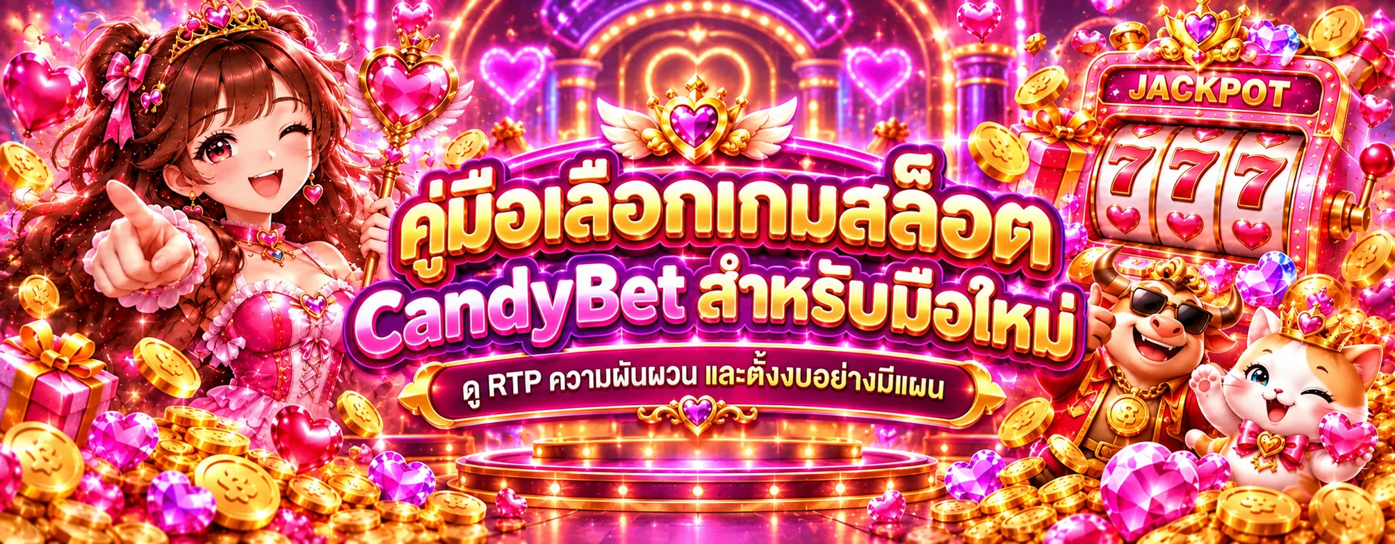 CandyBet คู่มือเลือกเกมสล็อต อ่าน RTP และตั้งงบ